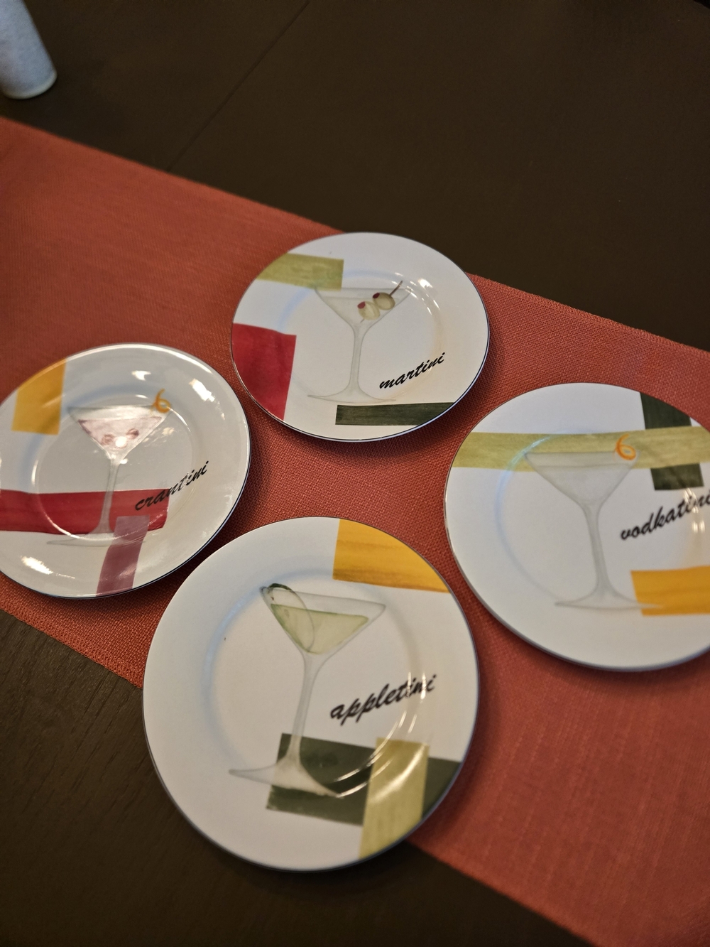 American Atelier Cocktail Appetizer Plates (4 In Box)